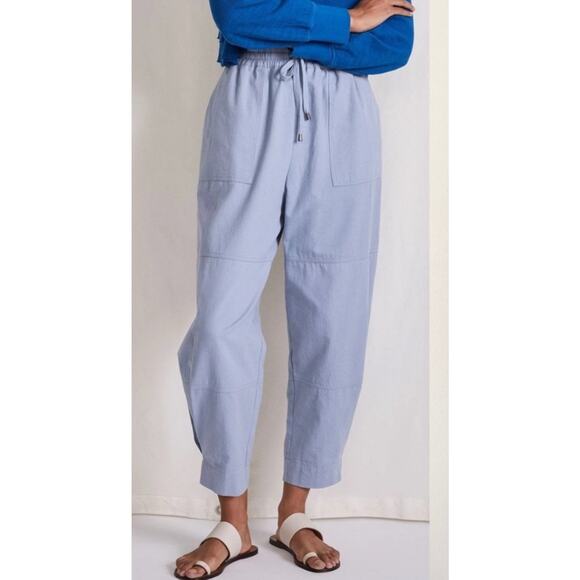 Apiece Apart Herradura Surf Dusty Blue Pants, Size 10 - Picture 2 of 15